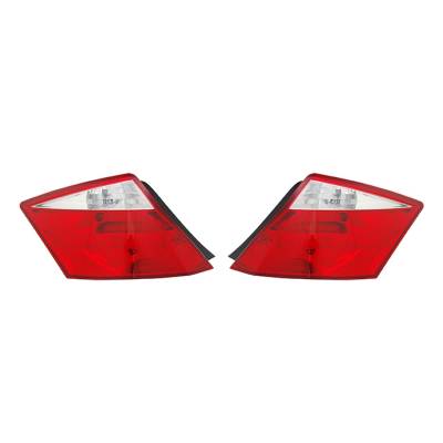 Rareelectrical - New Pair Of Tail Lights Compatible With Honda Accord Coupe 2008-2010 Ho2801171 33500-Te0-A01 - Image 3