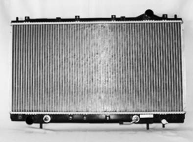 Rareelectrical - New Radiator Assembly Compatible With Mitsubishi 95-99 Eclipse 2.0L L4 1997Cc 122 Cid 2300 9034 2300 - Image 2