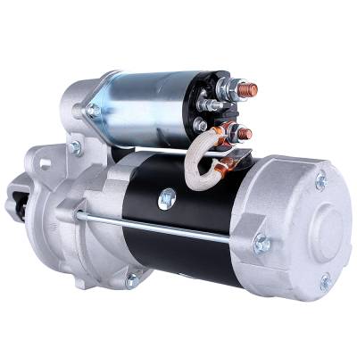 Rareelectrical - New Starter Motor Compatible With Clark Skid Steer Loader 980 Cummins 3.9L 10461449 10465047 - Image 4