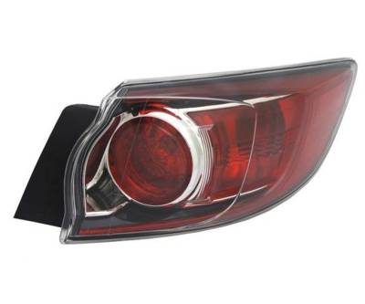 Rareelectrical - New Outer Right Tail Light Compatible With Mazda 3 Hatchback 2010 Bbn751150d Ma2801147 Bbn7-51-150D - Image 2