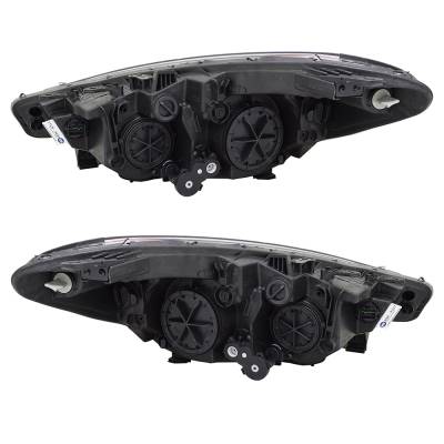 Rareelectrical - New Pair Headlights Compatible With Kia Forte5 Ex Hatchback 4 Door 2.0L 2015 2016 By Numbers - Image 2