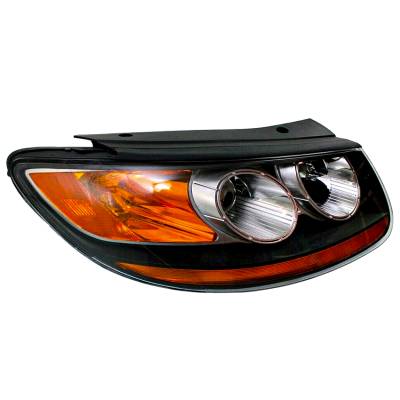 Rareelectrical - New Right Headlight Compatible With Hyundai Santa Fe Gl Gls Limited 2.4Ll Se 3.5L 2010 By Part - Image 1