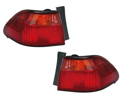 Rareelectrical - New Left Tail Light Compatible With Honda Accord Sedan 1998 1999 2000 By Part Numbers Ho2801121 - Image 3