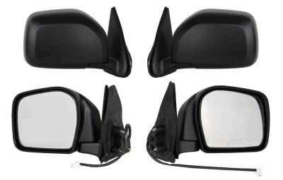 Rareelectrical - New Door Mirror Pair Compatible With Toyota 01-04 Tacoma Pre Runner Power W/O Heat To1320163 - Image 2