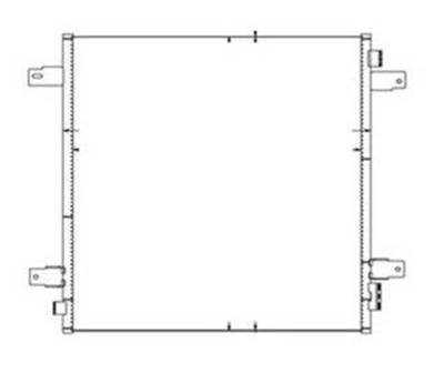 Rareelectrical - New Ac Condenser Compatible With 2010-2011 Infiniti Qx56 92110-1La0a In3030163 Pfc 92110-1La0a - Image 1
