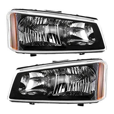 Rareelectrical - New Pair Of Headlight Compatible With Chevrolet Silverado 1500 Ls Lt Ss Wt 2003-2004 By Part Number - Image 3