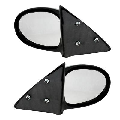 Rareelectrical - New Pair Of Door Mirrors Fits Pontiac Grand Am Gt 2002-2005 22724873 22724868 - Image 1