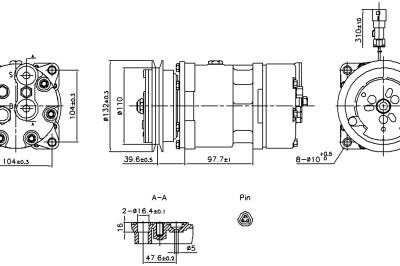 Rareelectrical - New A/C Compressor Compatible With Jaguar Xjs 2+2 By Part Numbers 891098 Ccc4929 Mhe7300aa Cbc6522 - Image 2