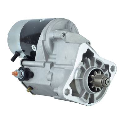 Rareelectrical - New 10 Tooth 12 Volt Starter Fits Clark Lift Truck 2.7L Diesel 86-95 1280003030 - Image 1