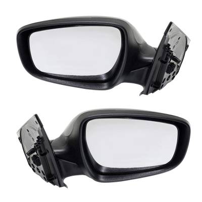 Rareelectrical - New Pair Of Door Mirrors Fits Hyundai Accent Gl Gls L 12-17 Hy1320182 Hy1321182 - Image 1