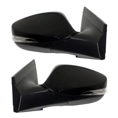 Rareelectrical - New Pair Of Door Mirrors Fits Hyundai Accent Gl Gls L 12-17 Hy1320182 Hy1321182 - Image 2