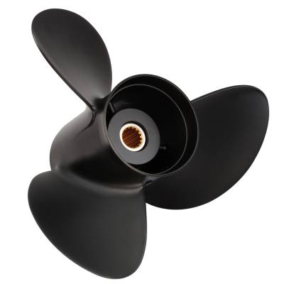 Rareelectrical - New Aluminum Propeller Compatible With Mariner Efi 15 Spline 225 For Years 1996-2004 By 1511-150-15 - Image 1