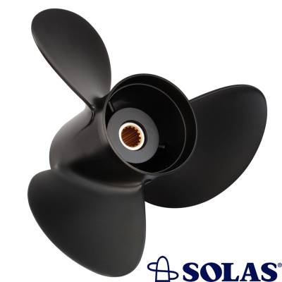 Rareelectrical - New Aluminum Propeller Compatible With Mariner Efi 15 Spline 225 For Years 1996-2004 By 1511-150-15 - Image 2