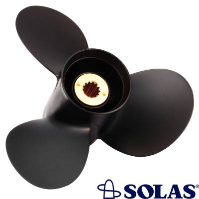 Rareelectrical - New Aluminum Propeller Compatible With Mariner Marathon 13 Spline 40 1980-2004 By 31017 31057 32043 - Image 2