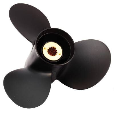 Rareelectrical - New Aluminum Propeller Compatible With Mariner Marathon 13 Spline 40 1980-2004 By 31017 31057 32043 - Image 3