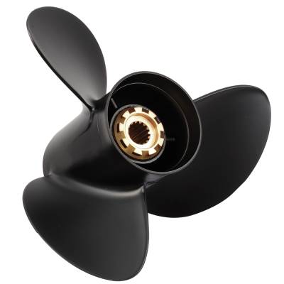 Rareelectrical - New Aluminum Propeller Compatible With Mariner Marathon 15 Spline 60 1995-1997 1411-130-19 31043 - Image 1