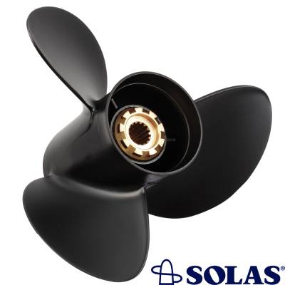 Rareelectrical - New Aluminum Propeller Compatible With Mariner Marathon 15 Spline 60 1995-1997 1411-130-19 31043 - Image 2
