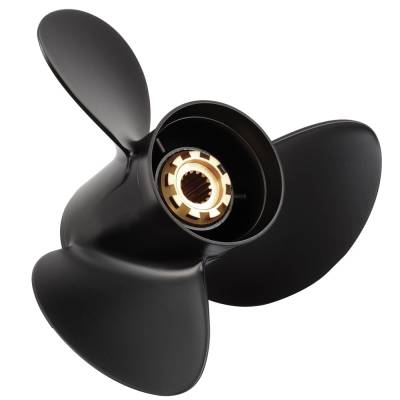 Rareelectrical - New Aluminum Propeller Compatible With Mariner Marathon 15 Spline 60 1995-1997 1411-130-19 31043 - Image 3