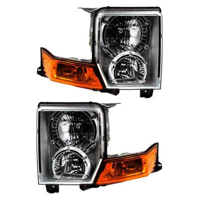 Rareelectrical - New Pair Of Halogen Headlight Compatible With Jeep Commander Limited Sport 2006-2010 By Part Number - Image 3