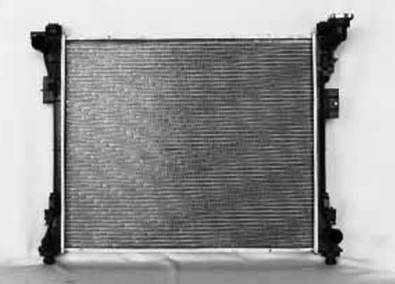 Rareelectrical - New Radiator Assembly Compatible With Dodge 08 Grand Caravan 3.3L 3.8L 4.0L 3301Cc 3952Cc 2678 - Image 2