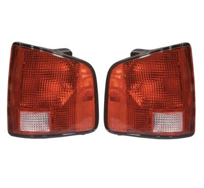 Rareelectrical - New Pair Of Tail Lights Compatible With Chevrolet S10 1994-2002 5978196 8-05978-196-0 8059781960 - Image 1