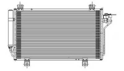 Rareelectrical - New Ac Condenser Compatible With 2014 Mazda 3 6 Ghr1-61480 Ma3030162 Pfc Ghr1-61-480B Ghr1-61480 - Image 1