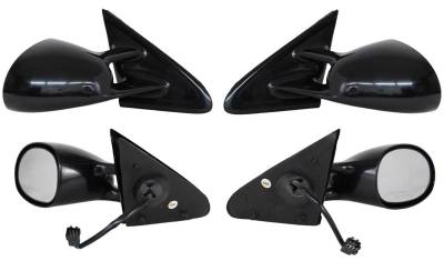 Rareelectrical - New Door Mirror Pair Compatible With 95-00 Chrysler Cirrus Dodge Stratus Breeze Power W/ Heat - Image 1