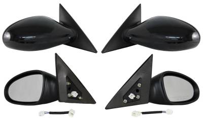 Rareelectrical - New Door Mirror Pair Compatible With Nissan 02-06 Altima Power W/O Heat 68543N Ni1320136 68544N - Image 2
