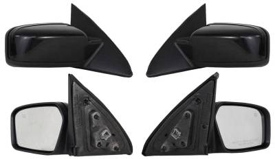 Rareelectrical - New Door Mirror Pair Compatible With Ford 06-10 Fusion Mercury Milan Power W/ Heat Puddle Light - Image 1