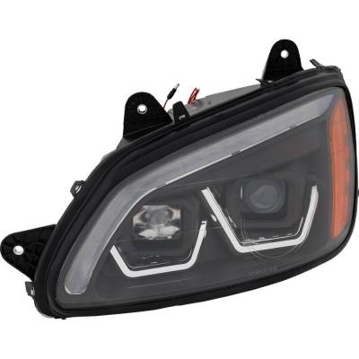 Rareelectrical - New Left Headlights Compatible With Kenworth T660 2008 2009 2010 2011 2012 2013 2014 2015 2016 By - Image 2
