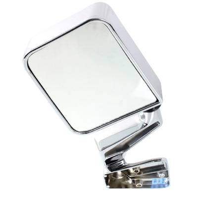 Rareelectrical - New Left Mirror Compatible With Jeep Wrangler 2.5L 4.0L 4.2L 1987-2001 By Part Numbers 55027207-Pfm - Image 1