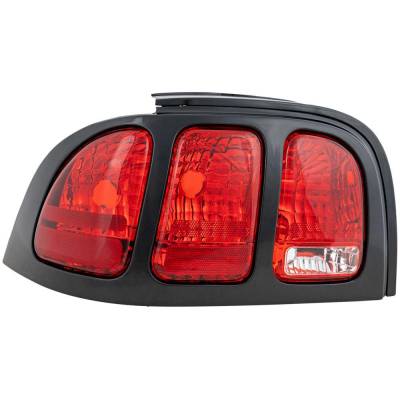 Rareelectrical - New Left Tail Lights Compatible With Ford Mustang 3.8L 4.6L 1996 1997 1998 By Part Numbers Fo2800142 - Image 1