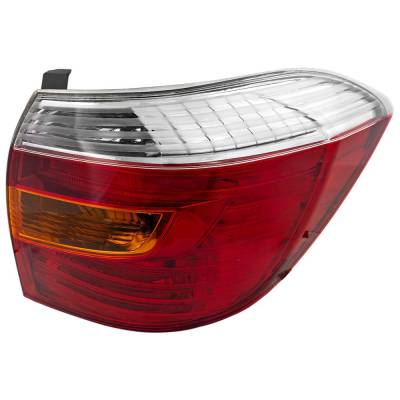 Rareelectrical - New Right Tail Lights Compatible With Toyota Highlander 3.5L 2008 2009 2010 By Part Numbers - Image 1