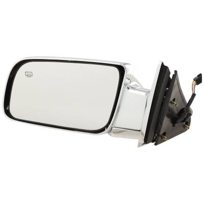 Rareelectrical - New Left Mirror Compatible With Chevrolet Gmc Cadillac 1988 1989 1990 1991 1992 1993 1994 1995 1996 - Image 1