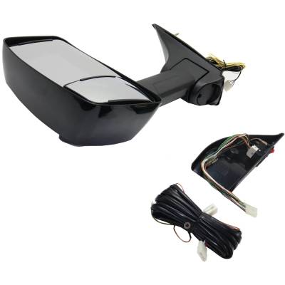 Rareelectrical - New Left Mirror Compatible With Ford E-150 E-250 E-350 Super Duty E-450 Super Duty 2008-2012 By Part - Image 1