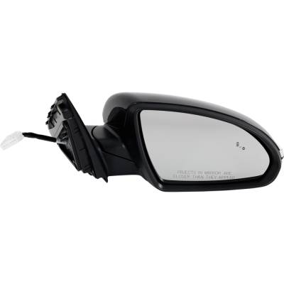Rareelectrical - New Right Mirror Compatible With Kia Optima 1.6L 2.0L 2.4L 2016-2019 By Part Numbers Ki1321205 - Image 2