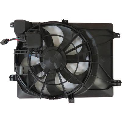 Rareelectrical - New Dual Radiator And Condenser Fan Compatible With Kia Hyundai Sportage Tucson Ex Lx S Limited Se - Image 1