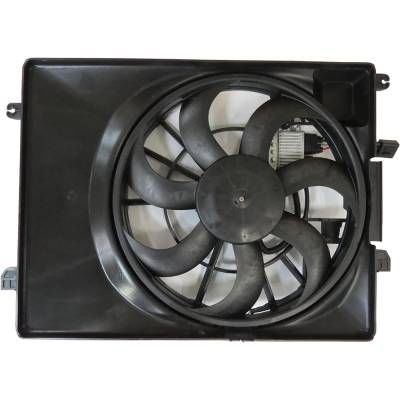 Rareelectrical - New Dual Radiator And Condenser Fan Compatible With Kia Hyundai Sportage Tucson Ex Lx S Limited Se - Image 2