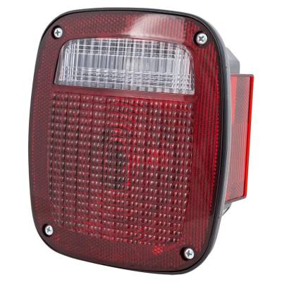 Rareelectrical - New Right Tail Lights Compatible With Jeep Wrangler 2.5L 4.0L 1991 1992 1993 1994 1995 1997 By Part - Image 2