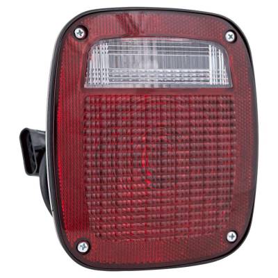 Rareelectrical - New Right Tail Lights Compatible With Jeep Wrangler 2.5L 4.0L 1991 1992 1993 1994 1995 1997 By Part - Image 3
