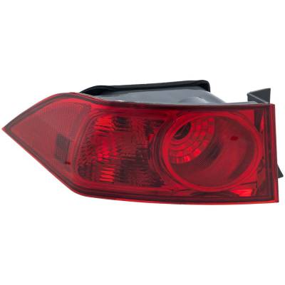 Rareelectrical - New Left Tail Lights Compatible With Acura Tsx 2.4L 2006 2007 2008 By Part Numbers Ac2818109 - Image 1