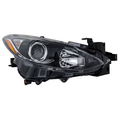 Rareelectrical - New Right Headlights Compatible With Mazda 3 3 Sport 2.0L 2.5L 2014 2015 2016 By Part Numbers - Image 1