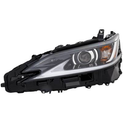Rareelectrical - New Left Headlights Compatible With Lexus Es350 Es300h Es250 2.5L 3.5L 2019 2020 2021 By Part - Image 2