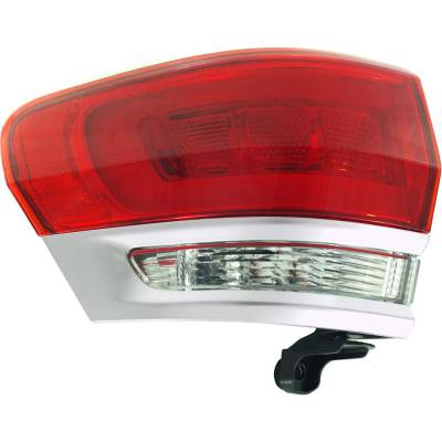 Rareelectrical - New Left Tail Lights Compatible With Jeep Grand Cherokee Grand Cherokee Wk 3.0L 3.6L 5.7L 2014 2015 - Image 2