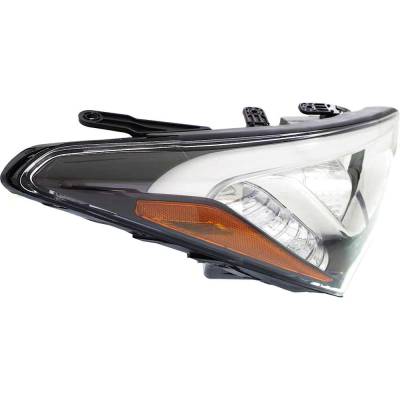 Rareelectrical - New Right Headlights Compatible With Hyundai Santa Fe Sport 2.0L 2.4L 2013 2014 2015 2016 By Part - Image 3