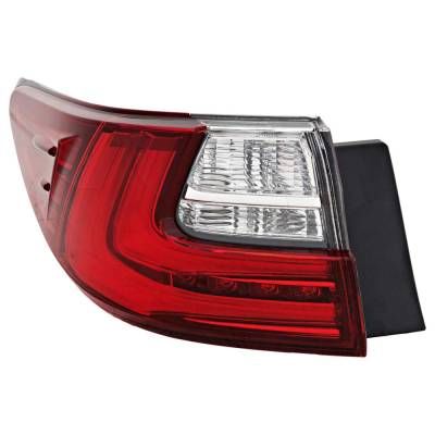 Rareelectrical - New Left Tail Lights Compatible With Lexus Es300h Es350 2.5L 3.5L 2016-2016 By Part Numbers - Image 2