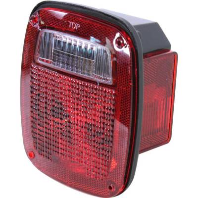 Rareelectrical - New Right Tail Lights Compatible With Jeep Wrangler 2.4L 2.5L 4.0L 1998 1999 2000 2001 2002 2003 - Image 1