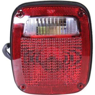 Rareelectrical - New Right Tail Lights Compatible With Jeep Wrangler 2.4L 2.5L 4.0L 1998 1999 2000 2001 2002 2003 - Image 2