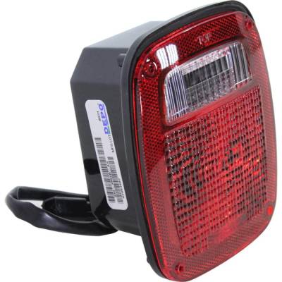 Rareelectrical - New Right Tail Lights Compatible With Jeep Wrangler 2.4L 2.5L 4.0L 1998 1999 2000 2001 2002 2003 - Image 3