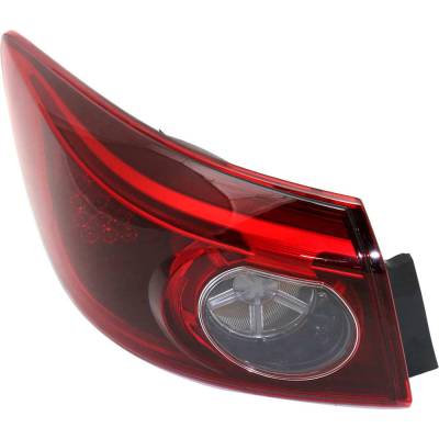 Rareelectrical - New Left Tail Lights Compatible With Mazda 3 2.0L 2.5L 2014-2014 By Part Numbers Ma2804114 - Image 1